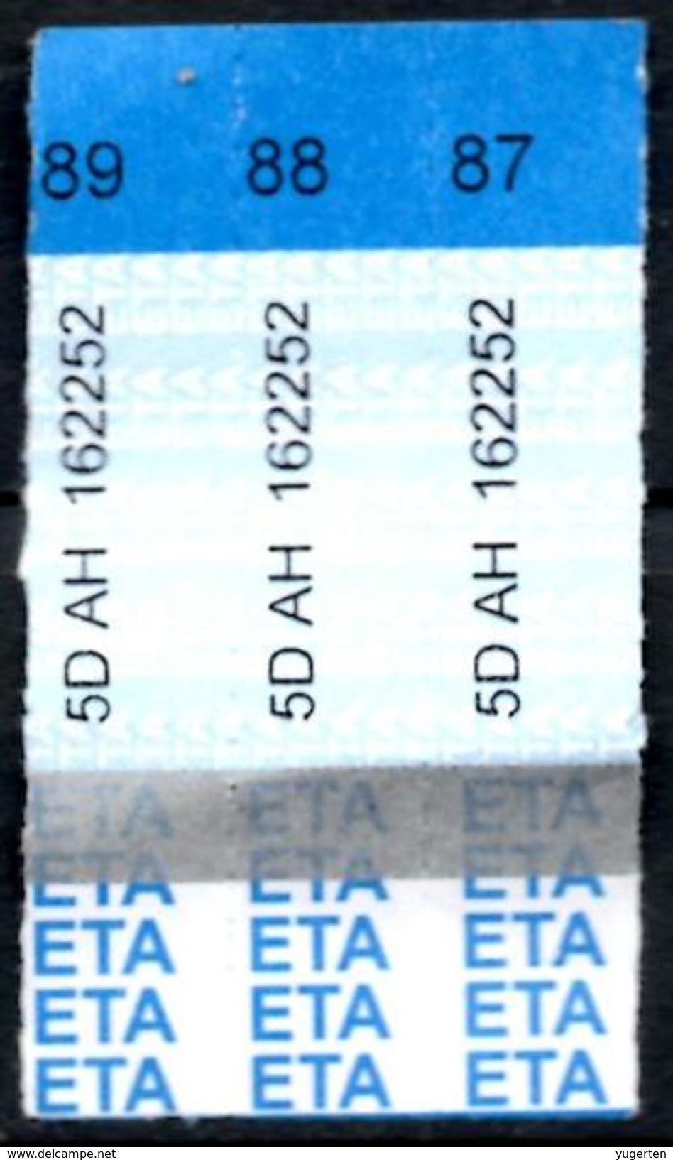 Algeria - Ticket Transport  Bus ETA Annaba Billete De Autobús Biglietto Dell'autobus Tickets Biglietti - Mundo