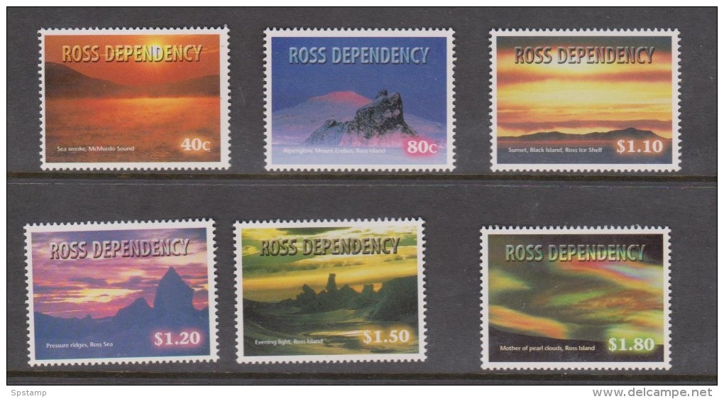 Ross Dependency 1999 Antarctic Night Sky Set 6 MNH - Other & Unclassified