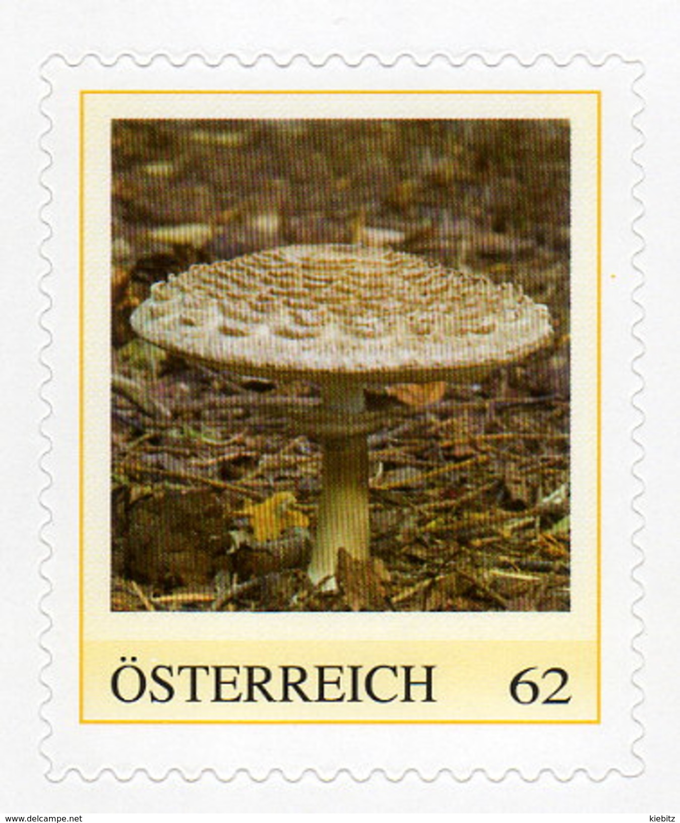 ÖSTERREICH 2011 ** Safranschirmling / Macrolepiota Rhacodes- PM Personalized Stamp MNH - Pilze