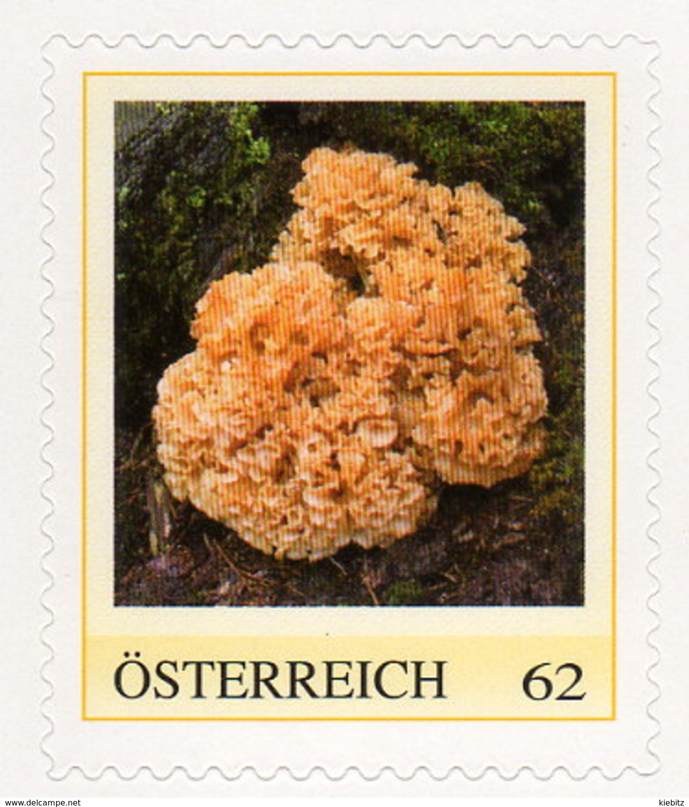 ÖSTERREICH 2011 ** Krause Glucke / Sparassis Crispa - PM Personalized Stamp MNH - Pilze