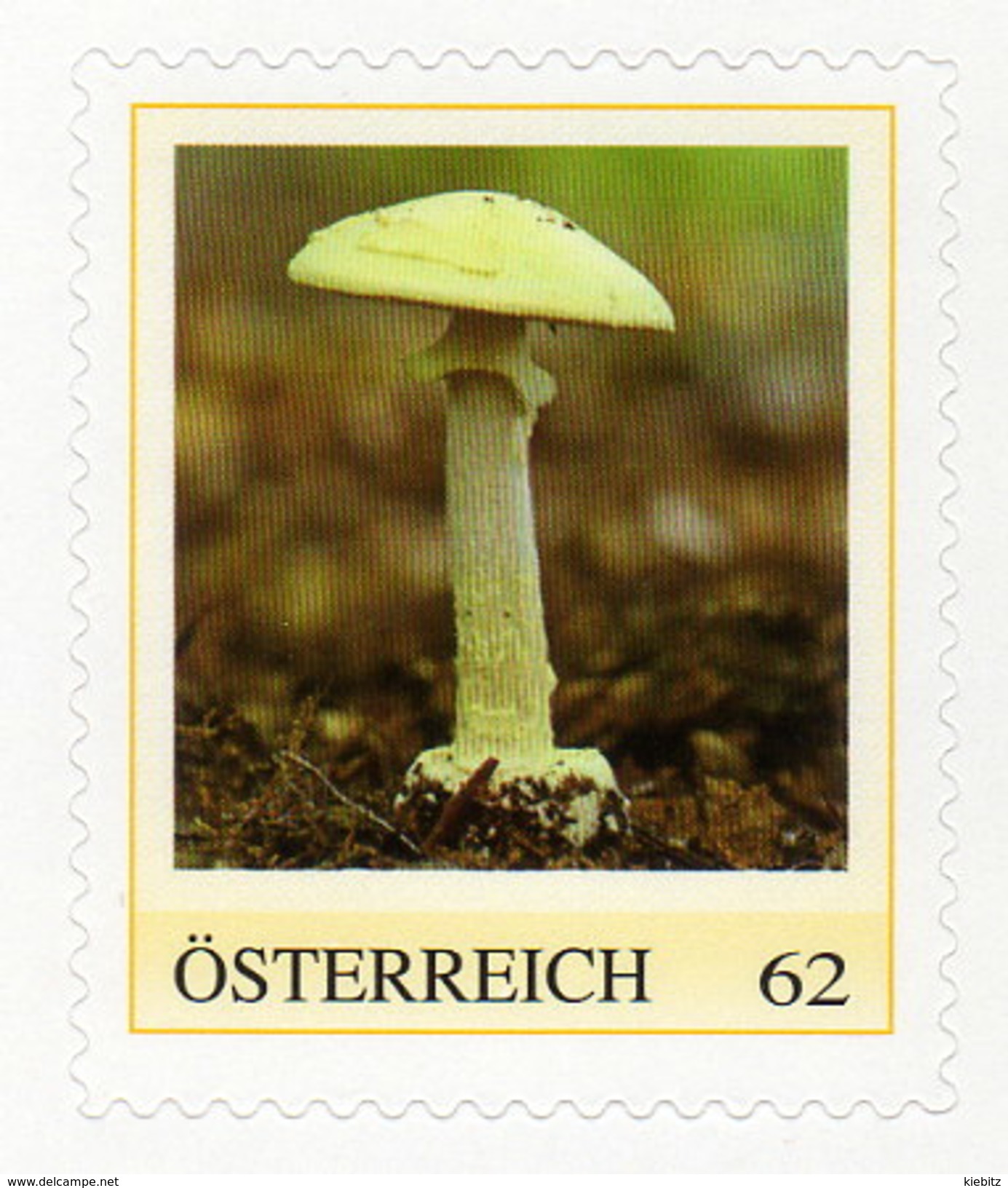 ÖSTERREICH 2011 ** Gelber Knollenblätterpilz / Amanita Citrina - PM Personalized Stamp MNH - Pilze