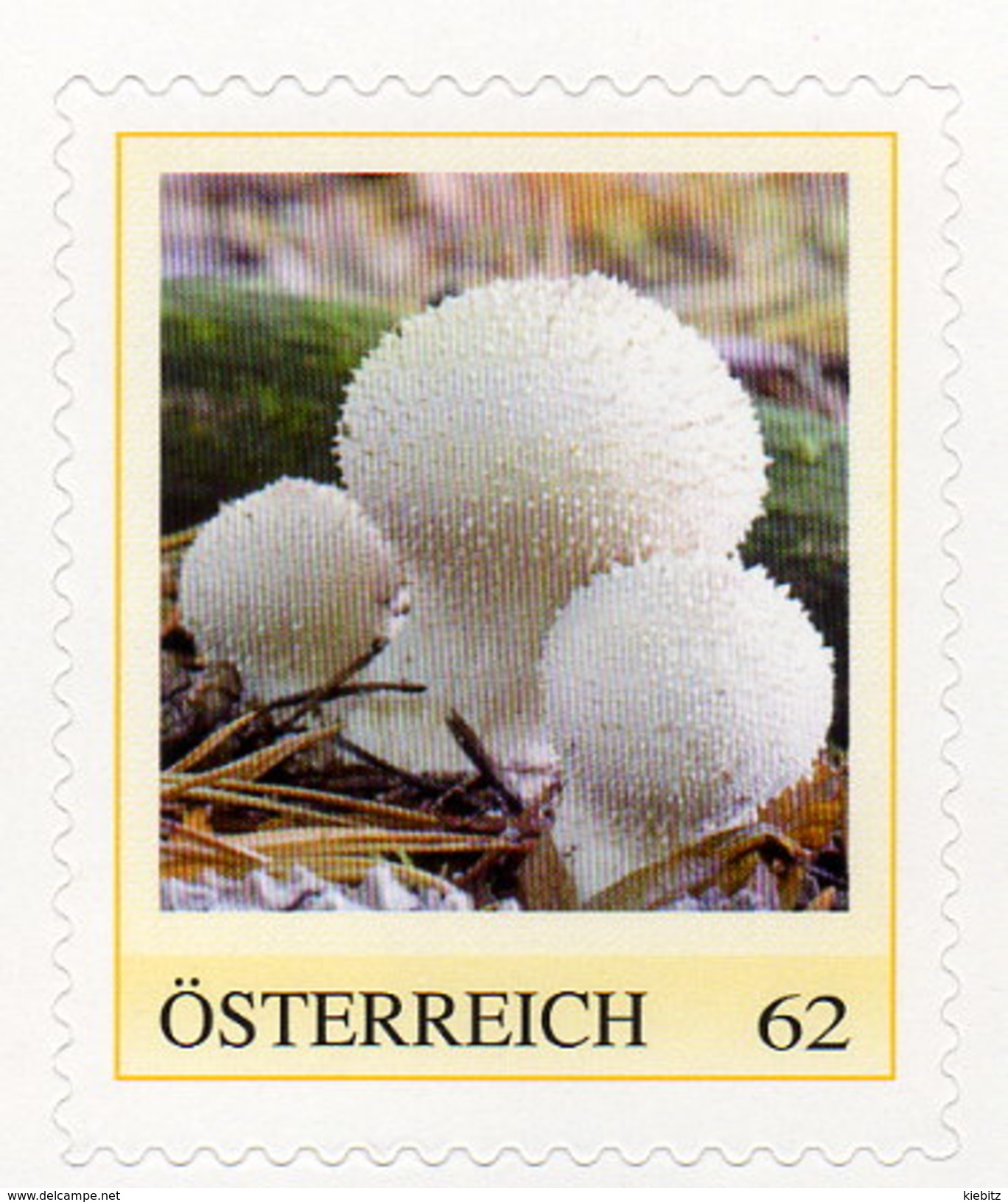 ÖSTERREICH 2011 ** Flaschenstäubling / Lycoperdon Perlatum - PM Personalized Stamp MNH - Pilze