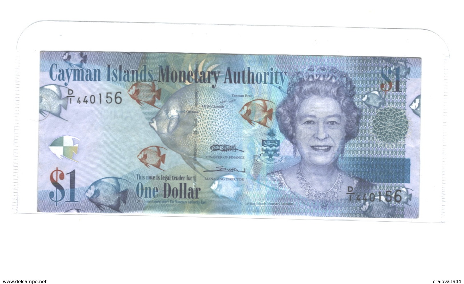 CAYMAN ISLANDS 2010 $1 CIRCULATED BUT IN GREAT CONDITION FOR THE PRICE - Kaimaninseln