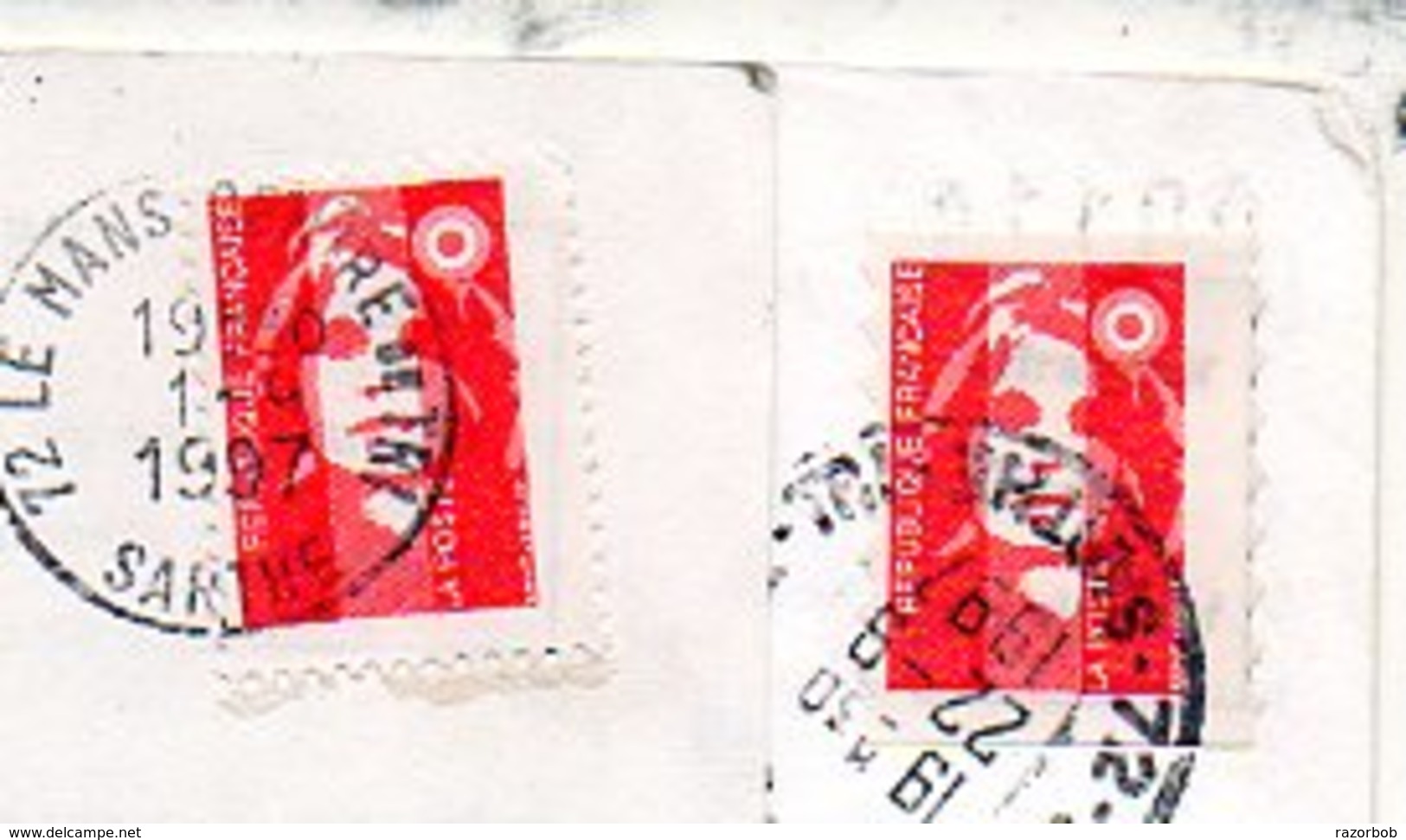 H638  Variétés De Décalage Sur Briat Tvp 1997 - Used Stamps