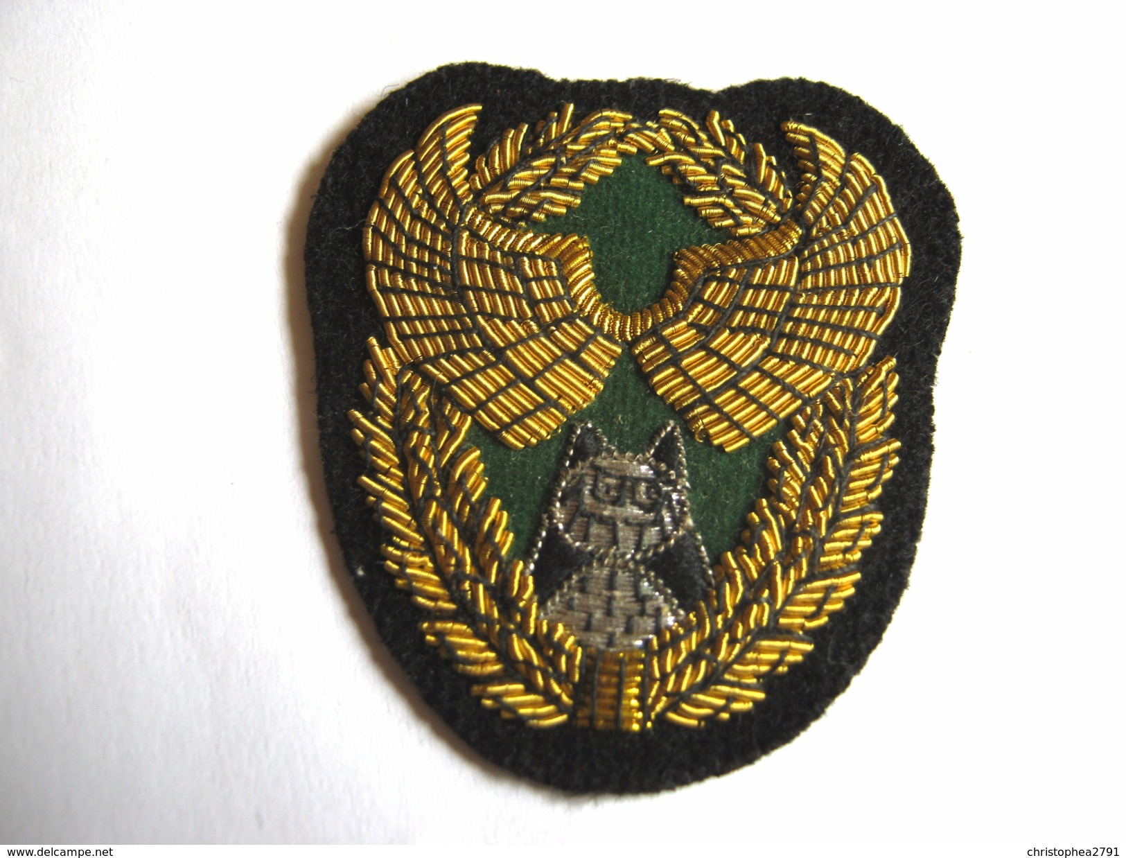 INSIGNE TISSUS PATCH DRAGONS PARACHUTISTES 13° RDP (CANNETILLE)  ETAT EXCELLENT - Esercito