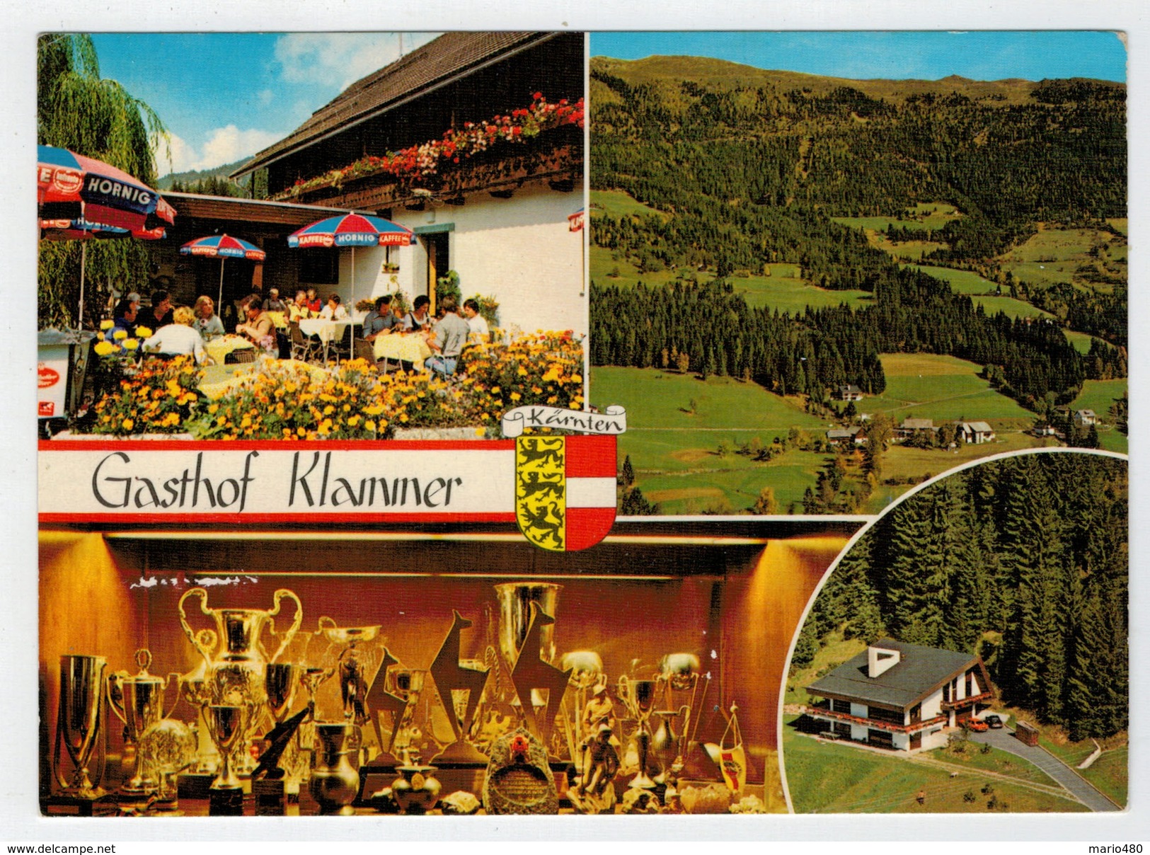 GASTHOF  KLAMMER  KLAMMERKELLER     MOOSWALD      2 SCAN   (VIAGGIATA) - Friesach