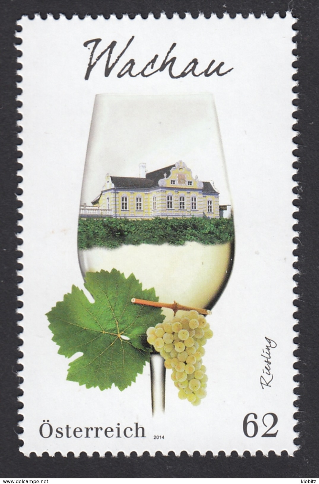 ÖSTERREICH 2014 ** Weinregion Wachau / Riesling - MNH - Wein & Alkohol