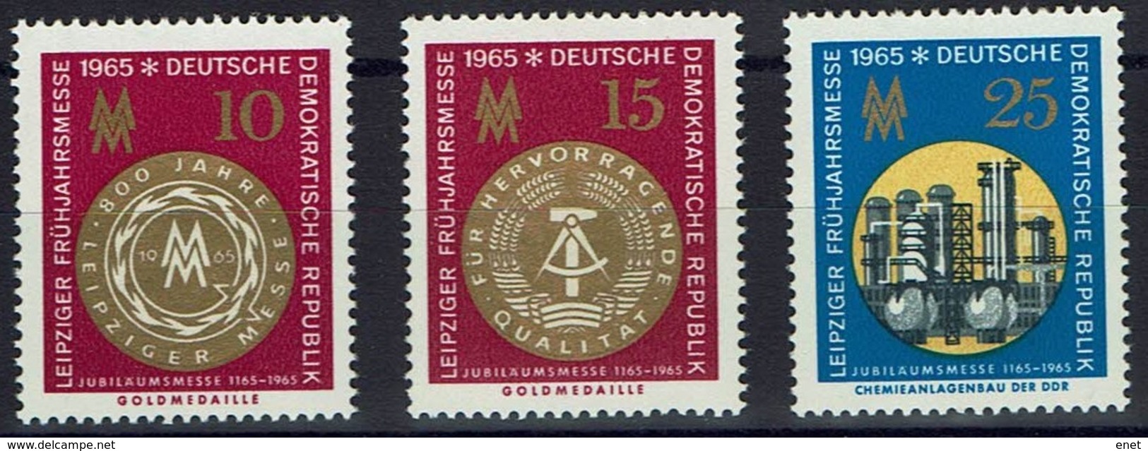 DDR 1965 - MiNr 1090-1092 - Leipziger Frühjahrsmesse - Ungebraucht