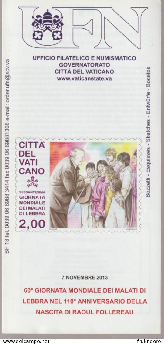 Vatican City Brochures Issues in 2013 Europa: Postal Vehicles - Edict of Milan - Pope Benedict XVI