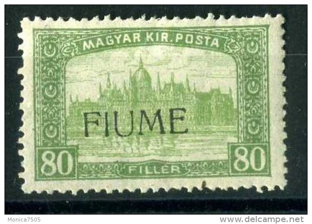 FIUME ( POSTE ) : Y&amp;T  N°  16  TIMBRE  NEUF  AVEC  TRACE  DE  CHARNIERE , A  VOIR . - Fiume