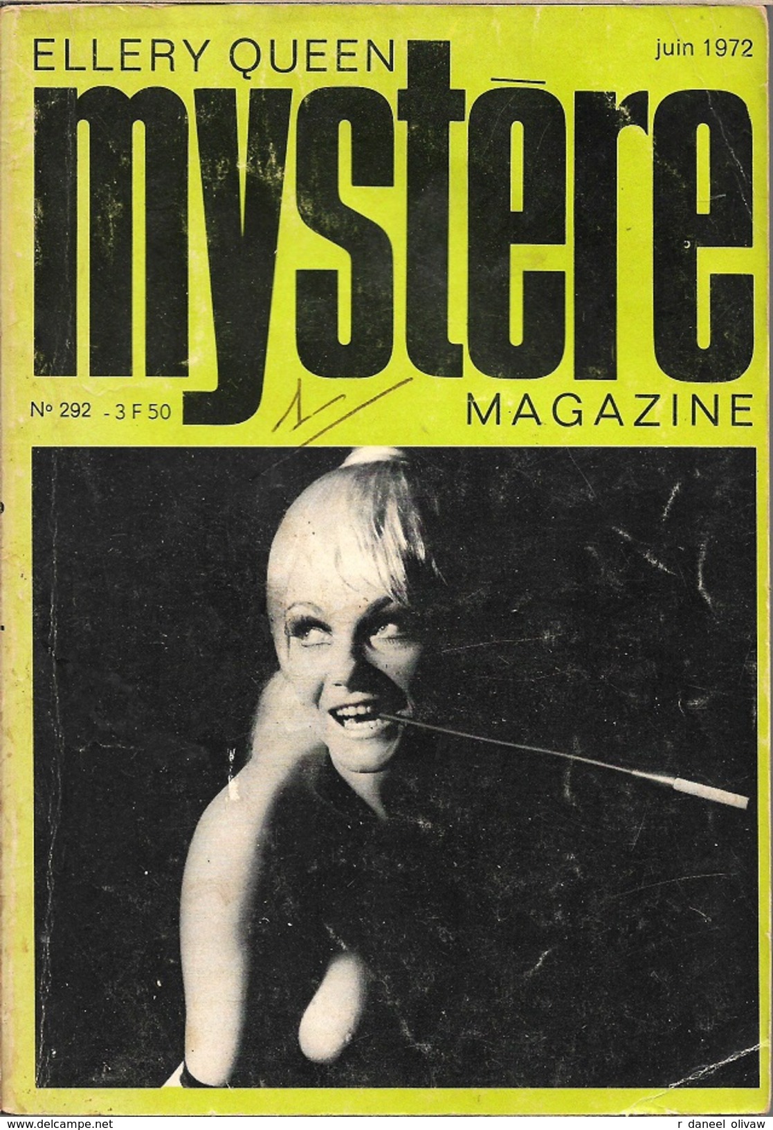 Mystère Magazine N° 292, Juin 1972 (BE) - Opta - Ellery Queen Magazine