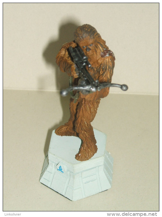 CHEWBACCA figurine en plomb STAR WARS pièce de jeu d´échecs ALTAYA : fou blanc