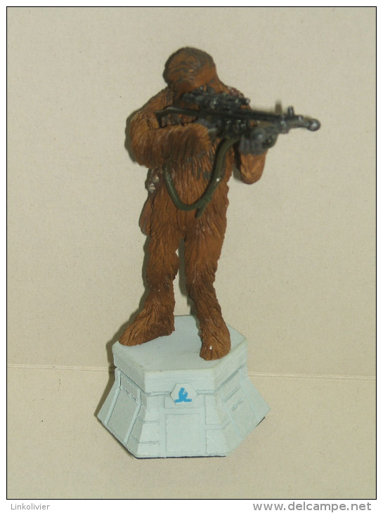 CHEWBACCA figurine en plomb STAR WARS pièce de jeu d´échecs ALTAYA : fou blanc