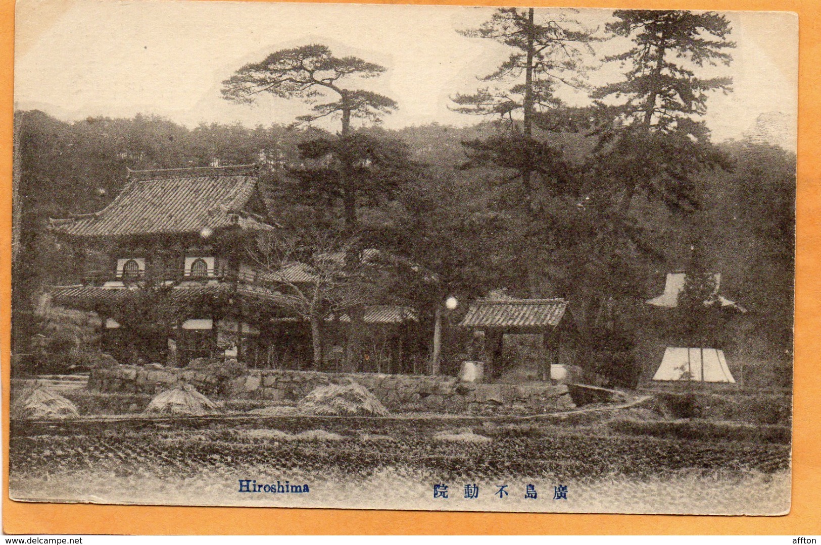 Hiroshima Japan 1910 Postcard - Hiroshima