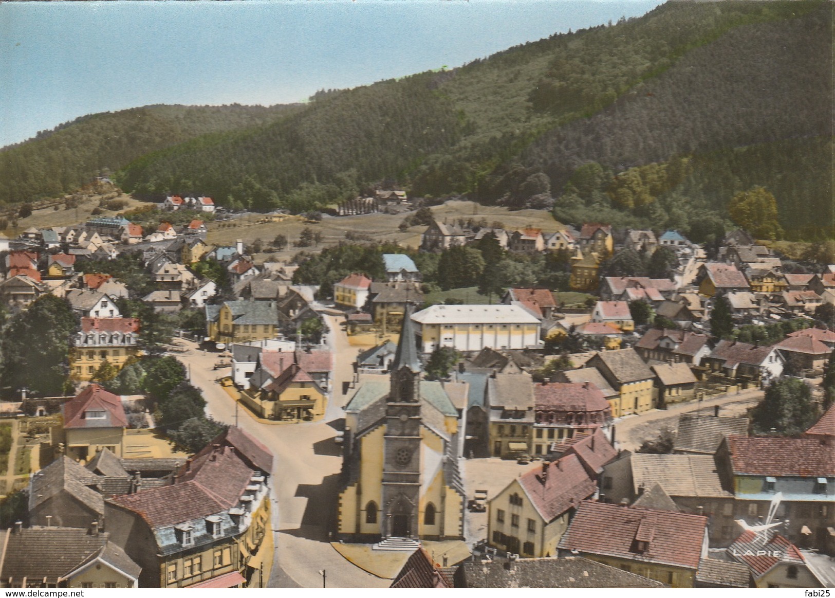 EN AVION AU DESSUS DE ROTHAU CENTRE VILLE - Rothau