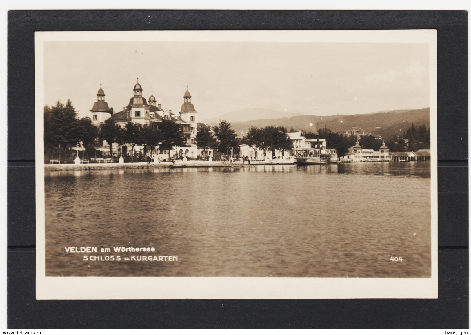 ZAK544 POSTKARTE VELDEN Am WÖRTHERSEE SCHLOSS Und KURGARTEN  UNGEBRAUCHT - Velden