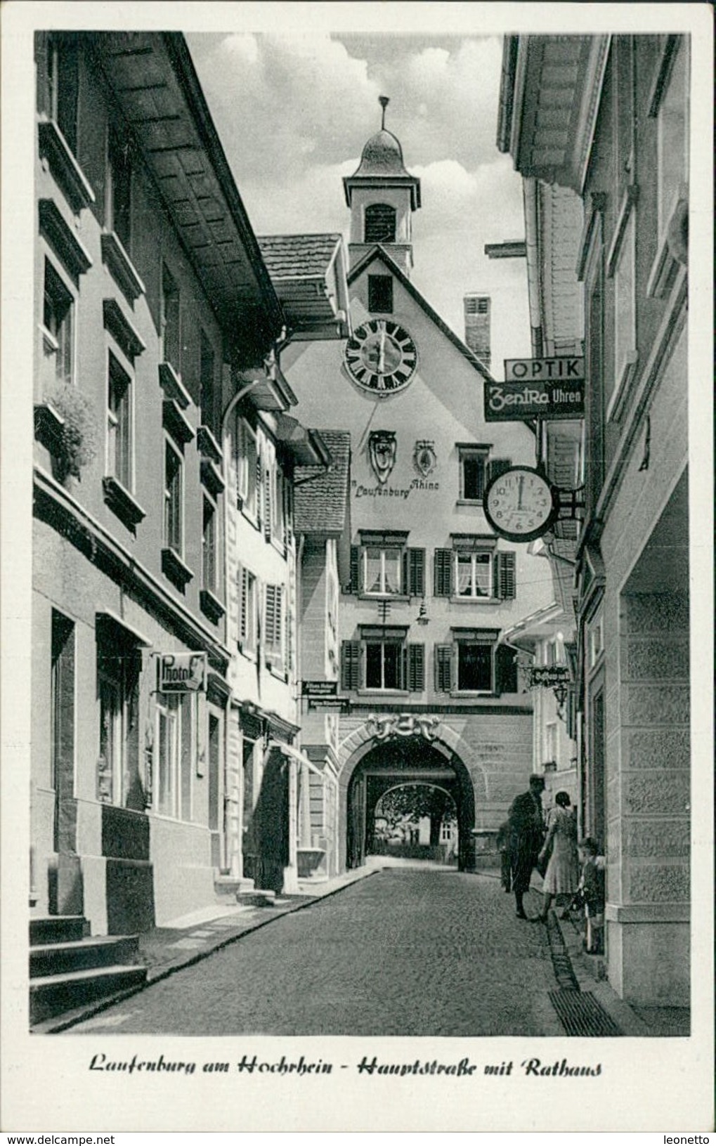 AK Laufenburg Rhein, Hauptstraße Mit Rathaus, Um 1960 (20799) - Other & Unclassified