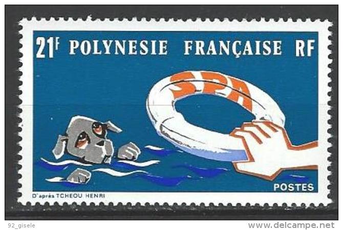 Polynésie YT 96 " Société Protectrice Des Animaux " 1974 Neuf** - Unused Stamps