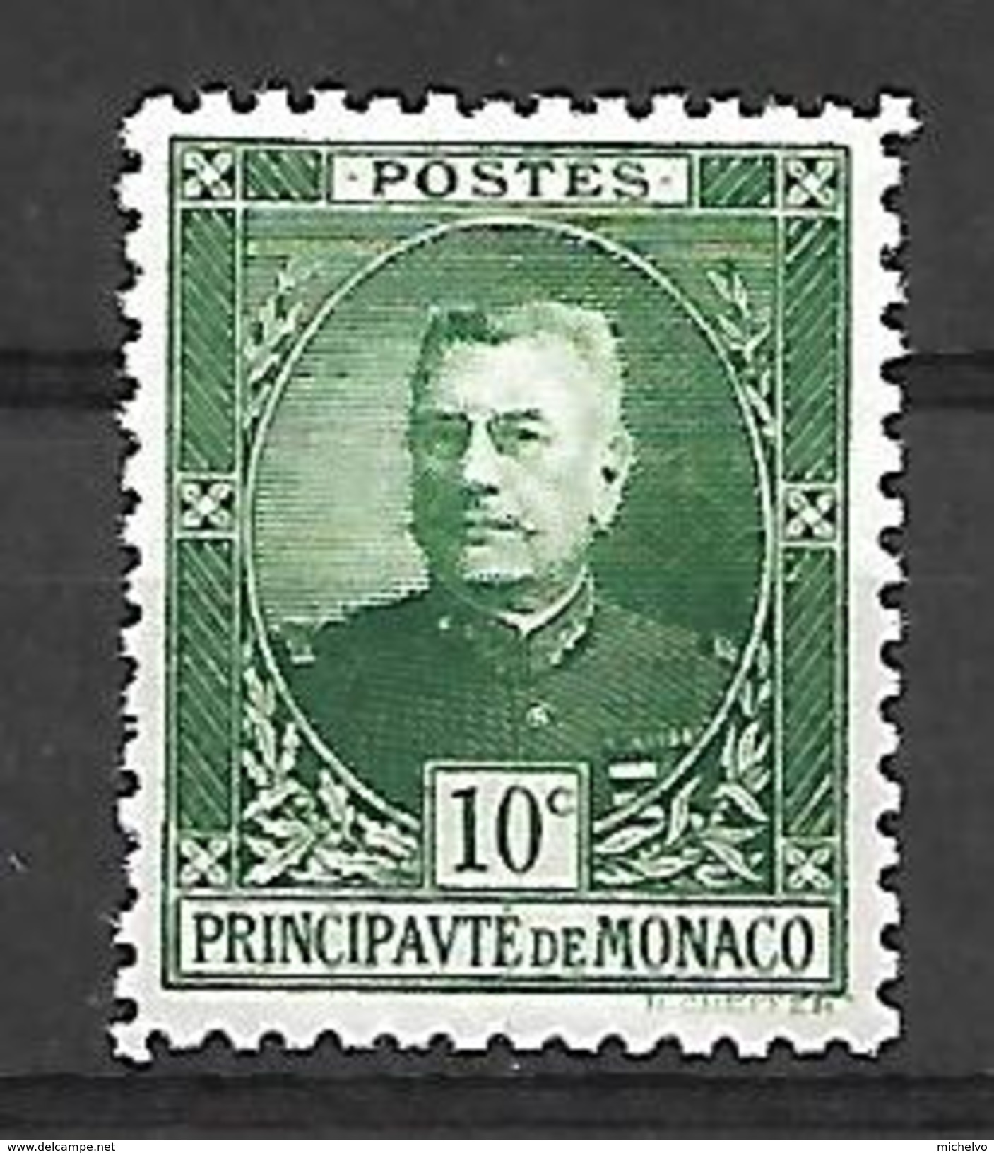 Monaco 1923 - Yv N° 65 ** - Prince Louis II (voir Scan) - Unused Stamps