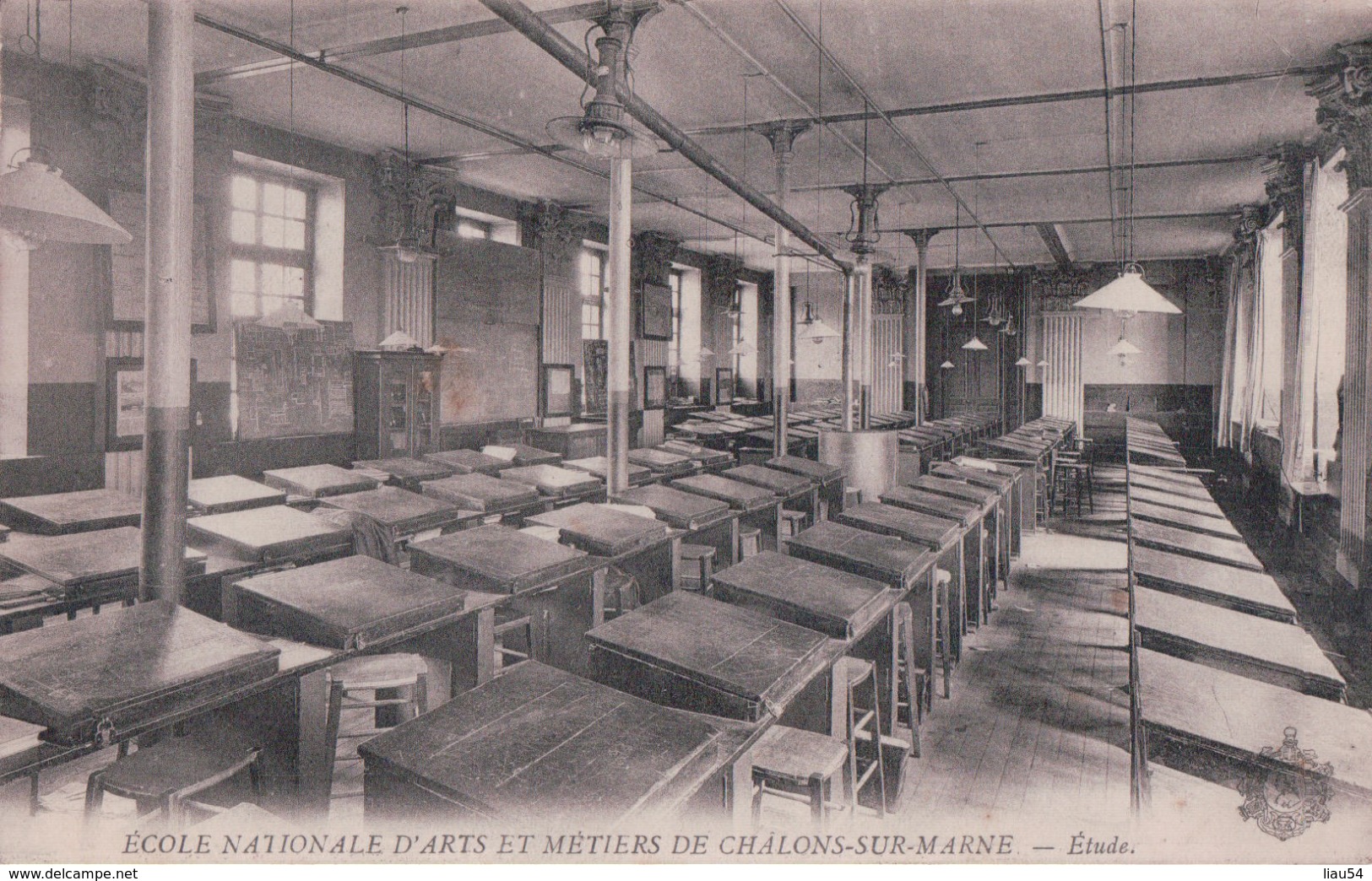 Ecole Nationale D'Arts Et Métiers De Châlons Sur Marne Etude (1920) - Châlons-sur-Marne