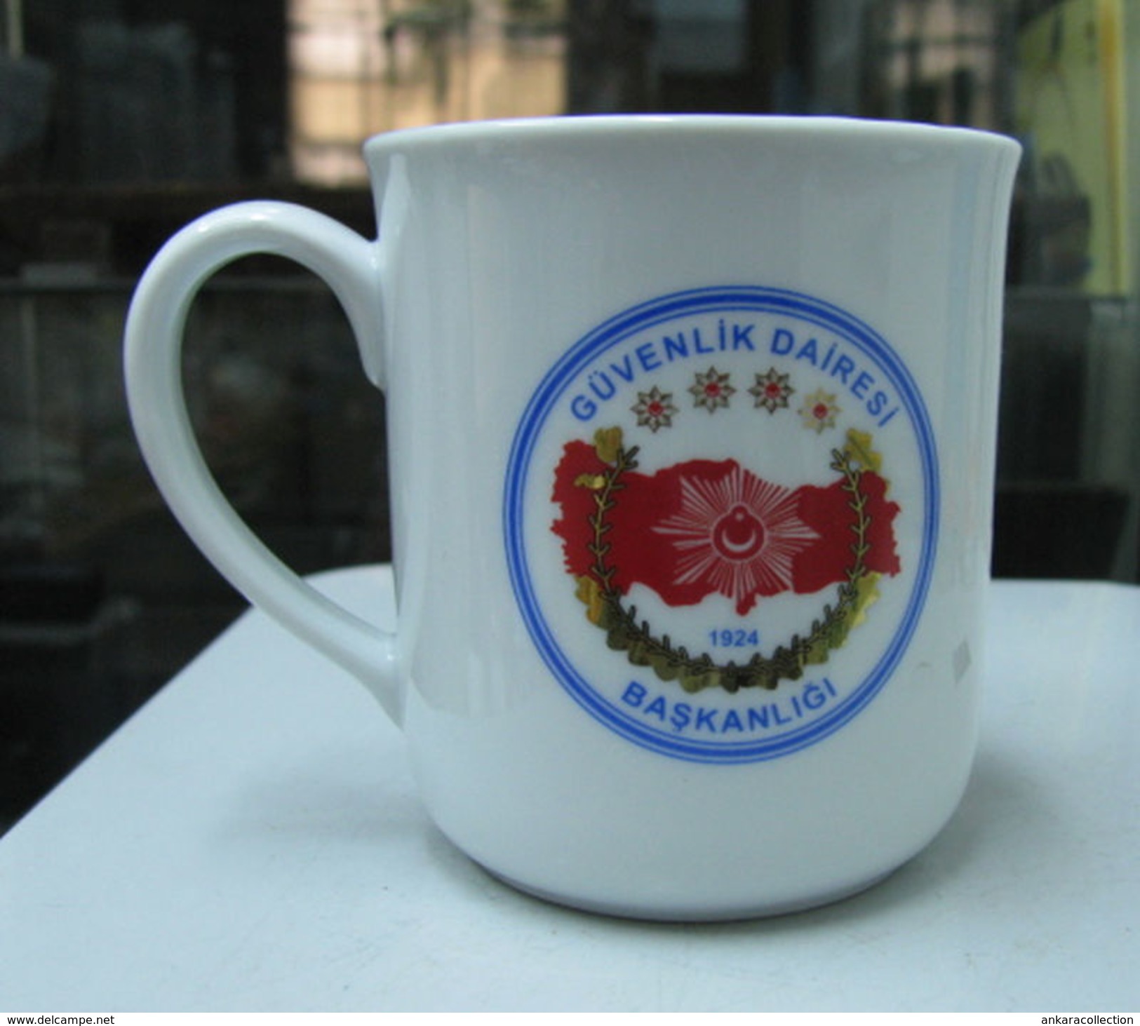 AC -  TURKISH POLICE PORCELAIN CUP - MUG - Tasses