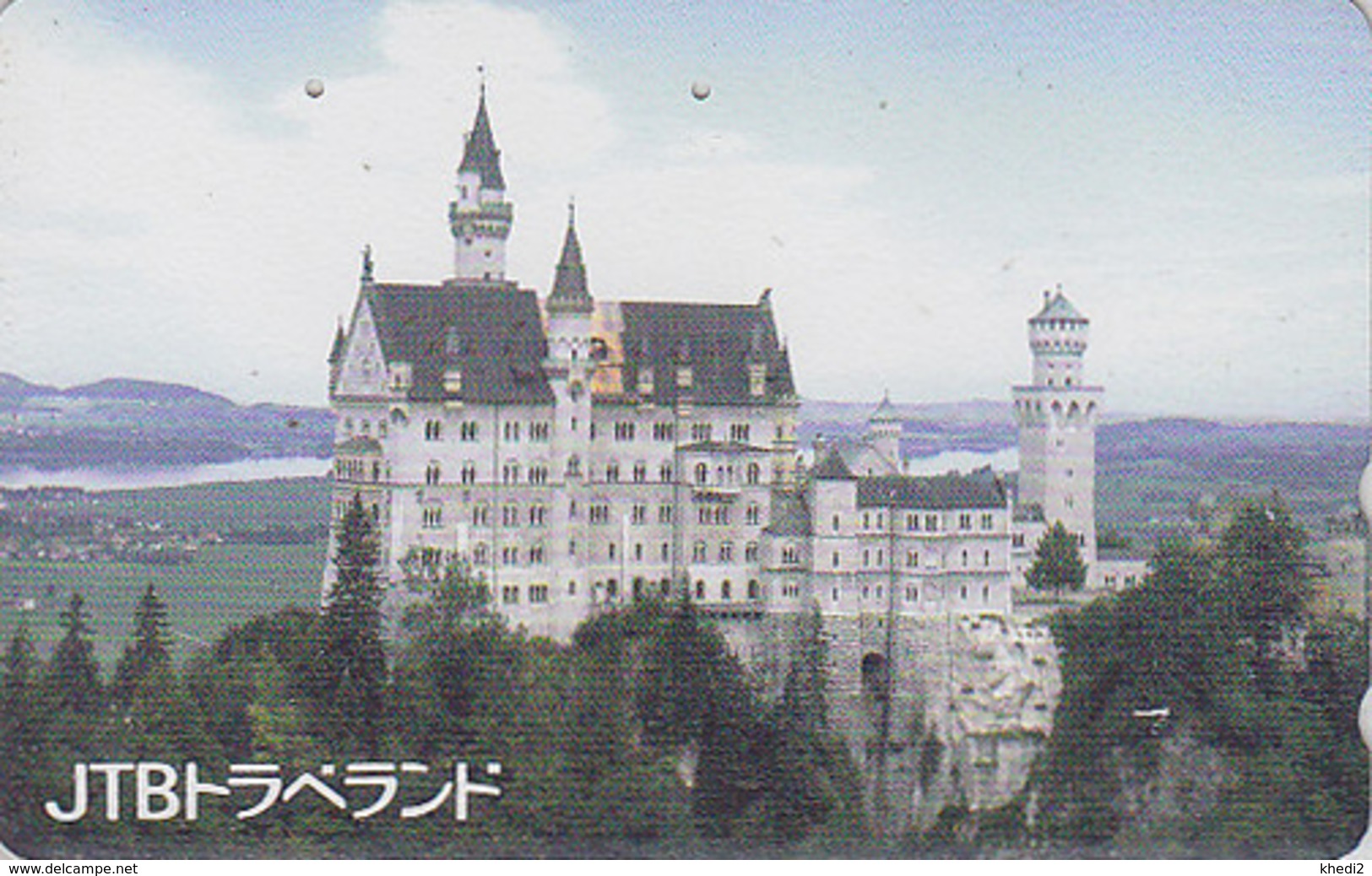 Télécarte Japon / 110-011 - JTB - CHATEAU De NEUSCHWANSTEIN - CASTLE GERMANY Japan Phonecard - SCHLOSS  - Site 30 - Landschaften