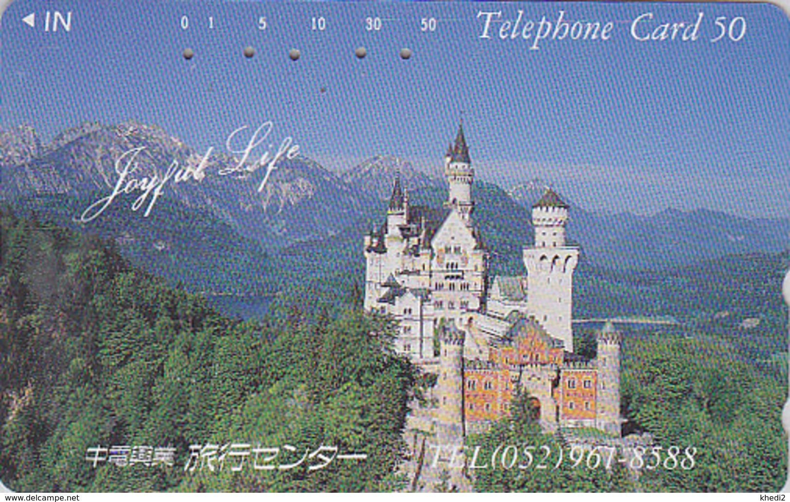 Télécarte Japon / 290-3119 - CHATEAU NEUSCHWANSTEIN - CASTLE GERMANY Japan Phonecard - SCHLOSS  - Site 35 - Landschaften