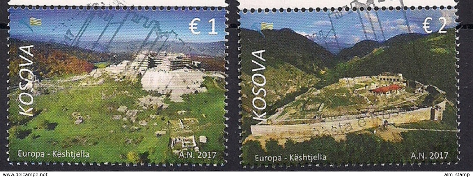 2017 Kosovo  Mi 384-5.  Used  Europa - 2017