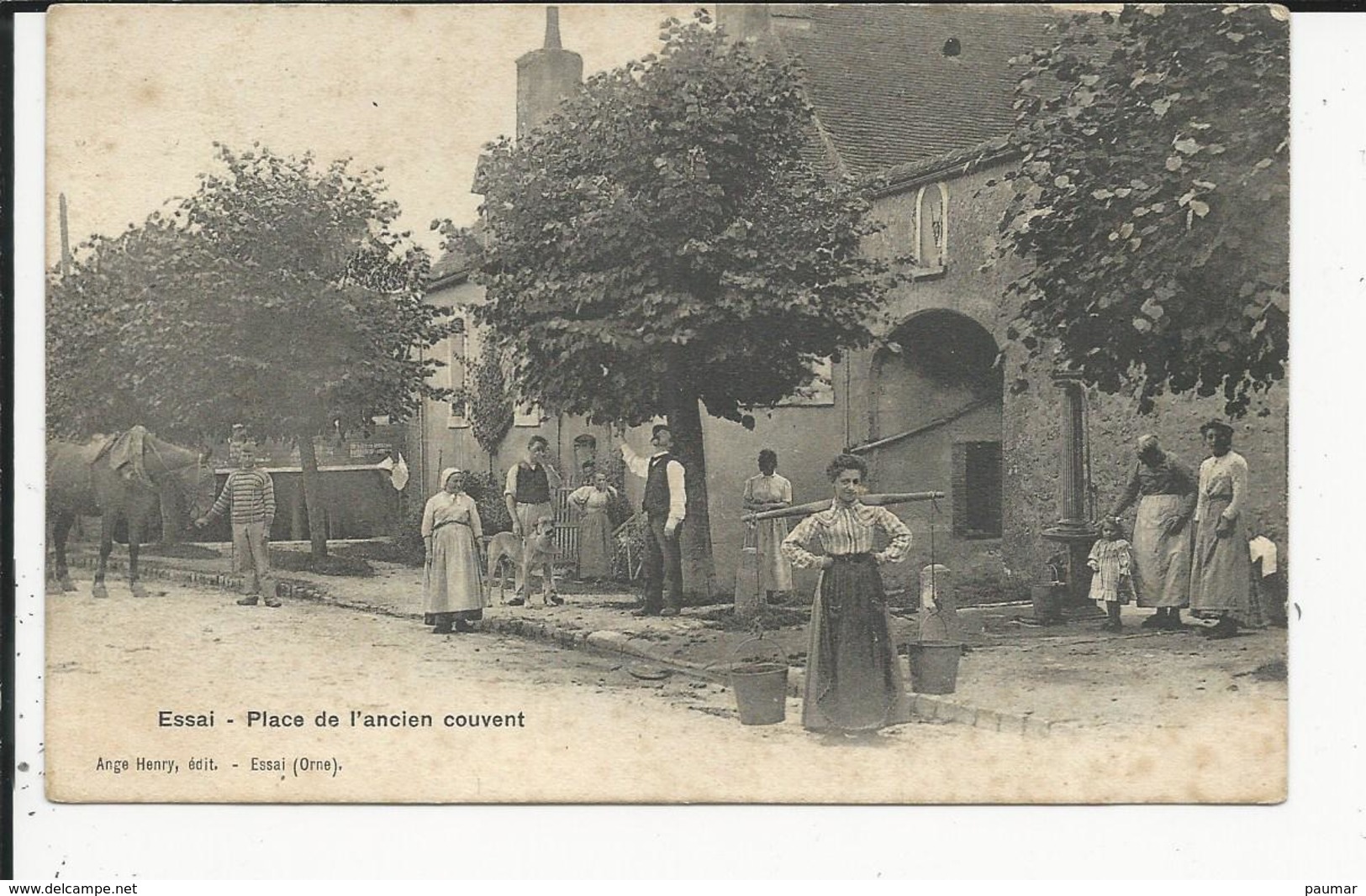 Essai  Place De L'ancie Couvent    Porteuse D'eau - Autres & Non Classés