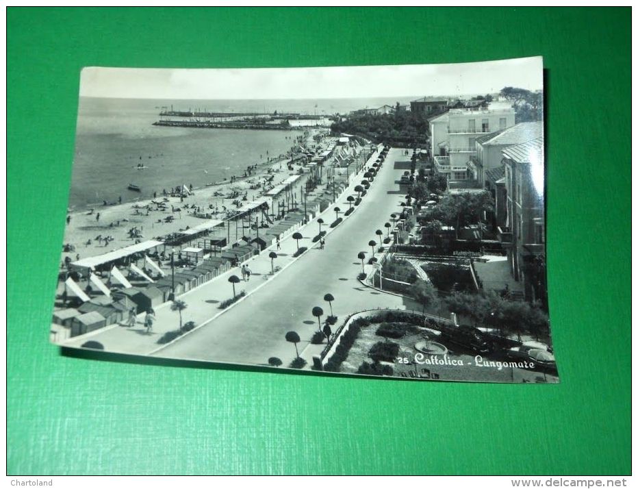 Cartolina Cattolica - Lungomare 1959 - Rimini