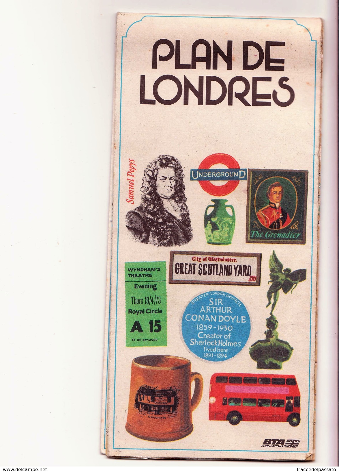 LONDON MAP 1975 - Cartes Topographiques