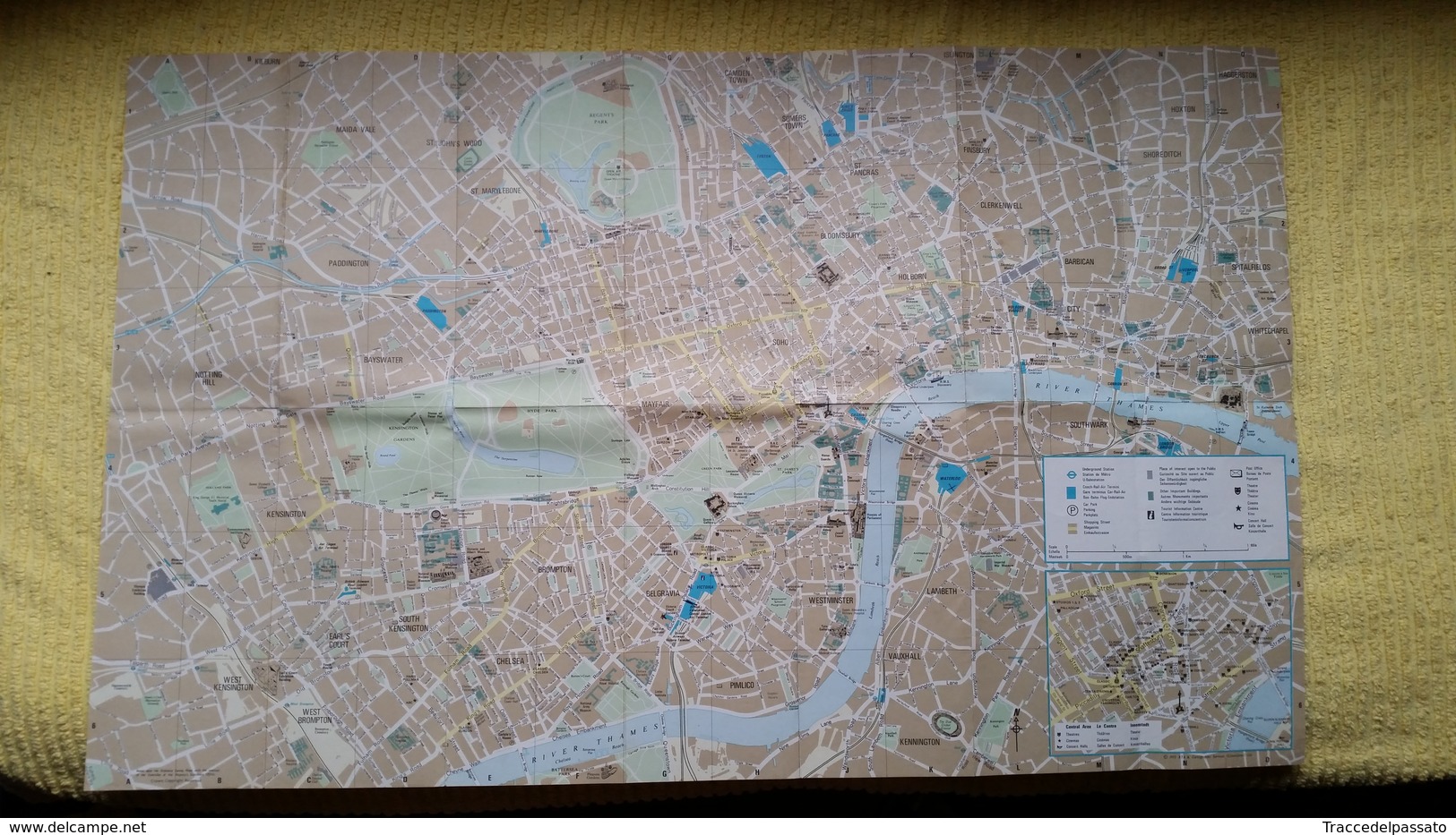 LONDON MAP 1975 - Topographical Maps