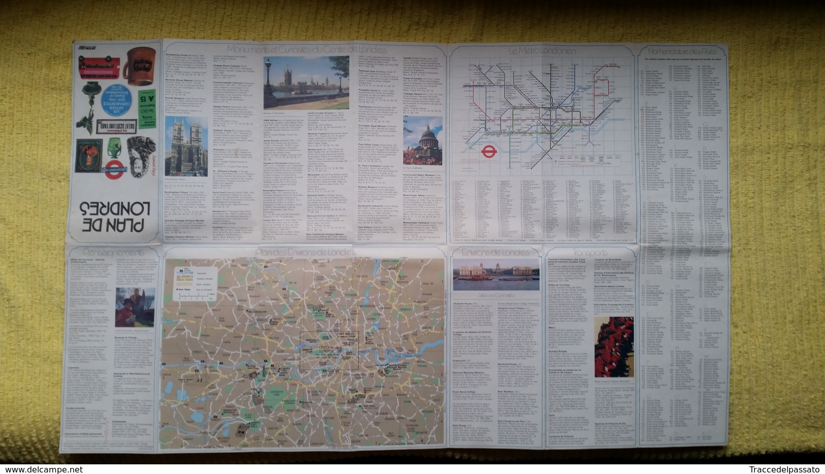 LONDON MAP 1975 - Cartes Topographiques