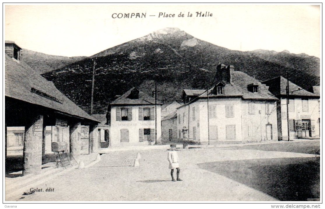 65 COMPAN - Place De La Halle  (recto/verso) - Autres & Non Classés