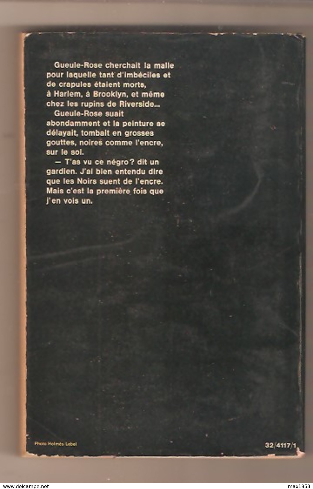 CHESTER HIMES -  Ne Nous énervons Pas !  -  Collection Poche Noire N° 117 - 1970 - NRF Gallimard