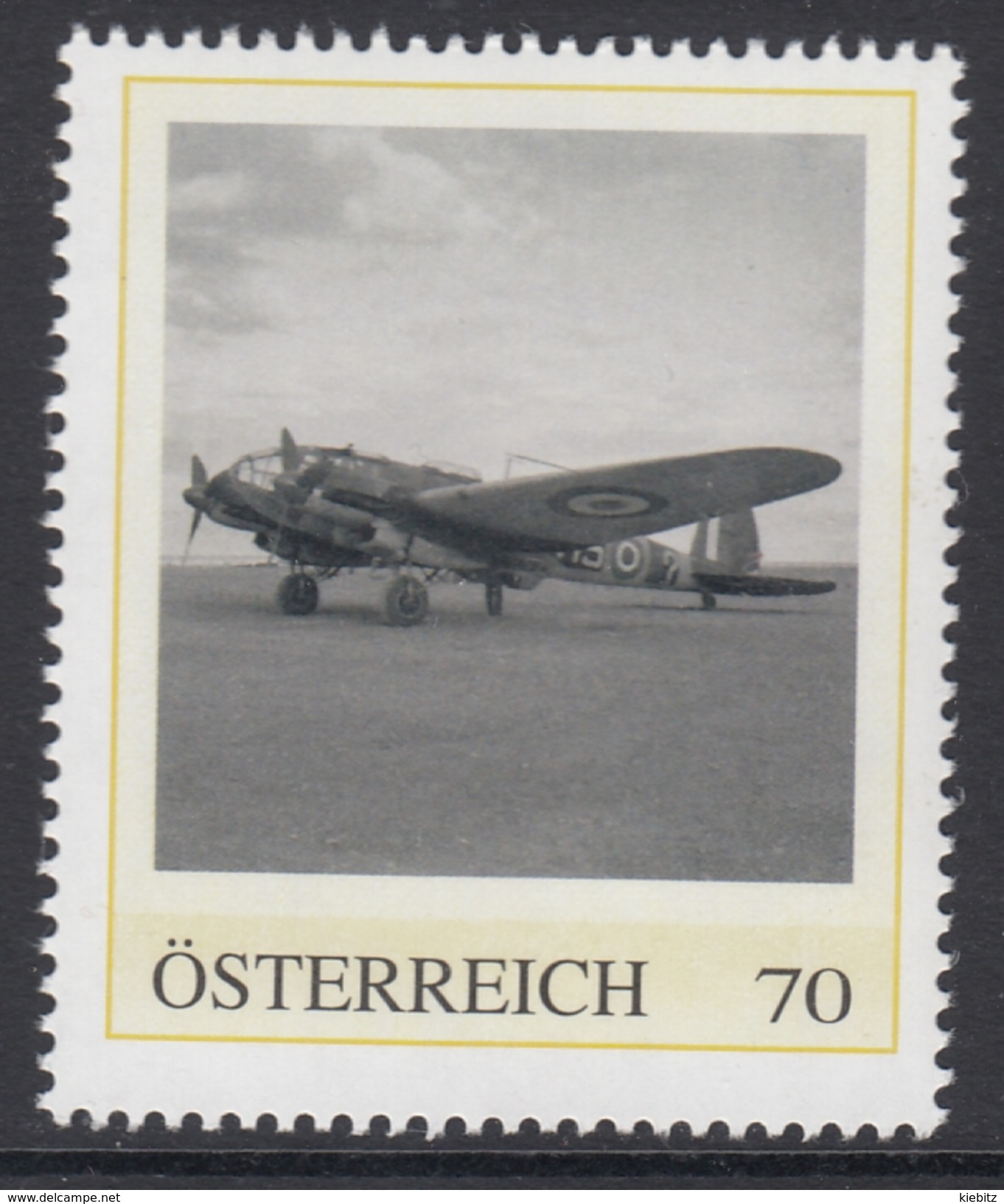 ÖSTERREICH 2016 ** 2. Weltkrieg - Heinkel He 111, Deutsches Kampfflugzeug - PM Personalized Stamps MNH - 2. Weltkrieg