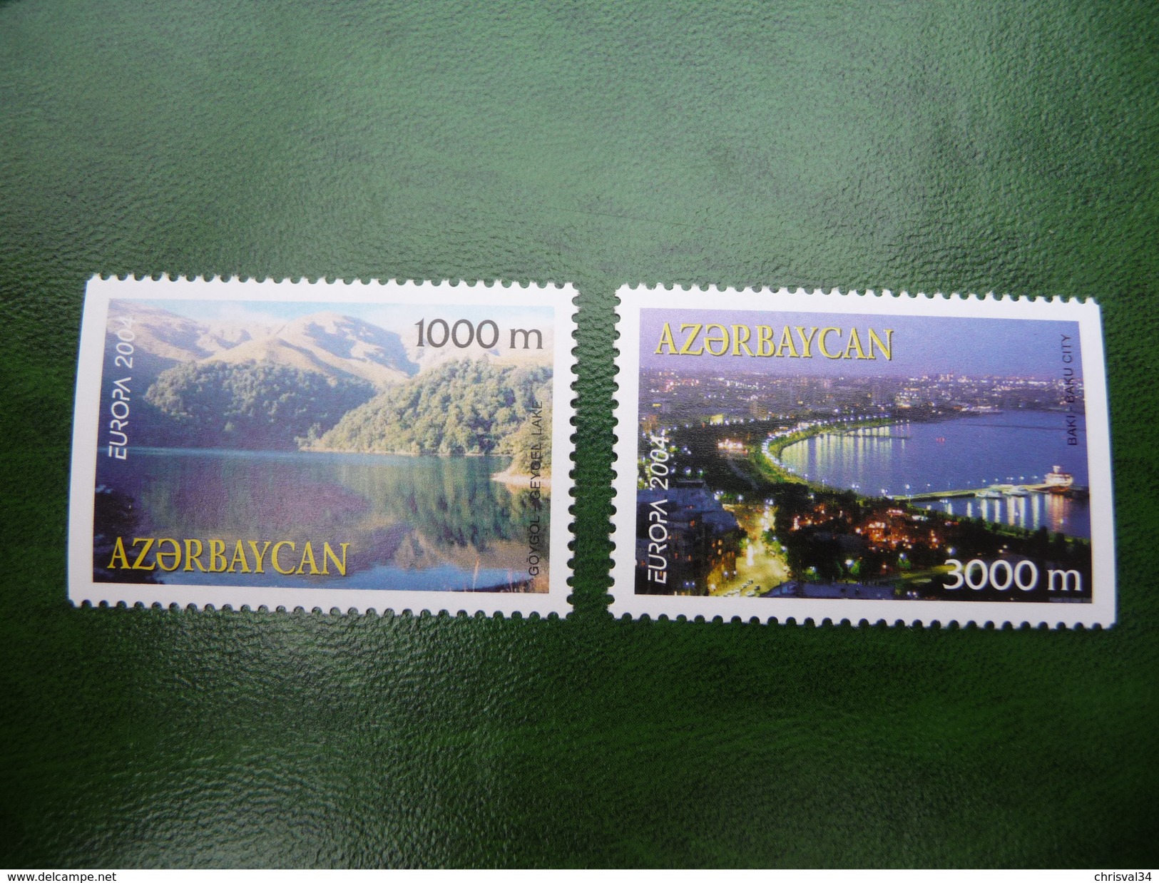 TIMBRES   AZERBAIDJAN   EUROPA   2004   N  489  /  490   COTE  8,00  EUROS   NEUFS  LUXE** - 2004