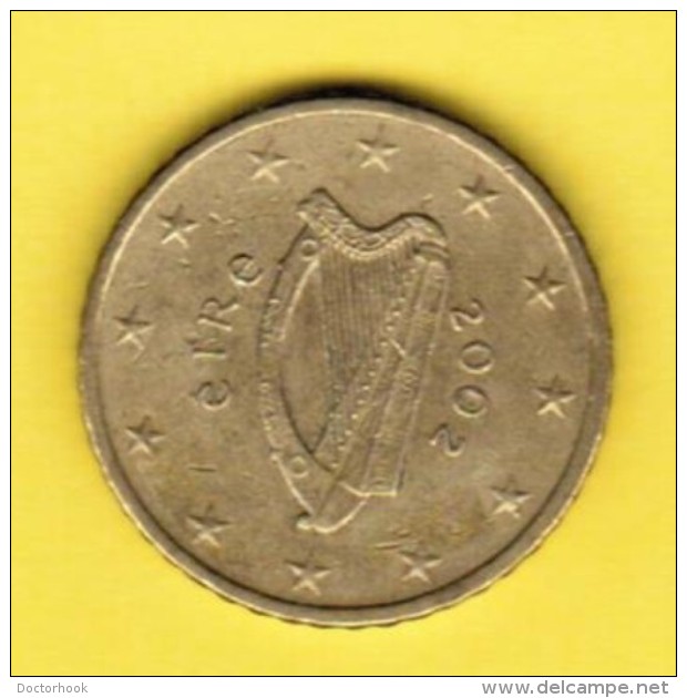 IRELAND  50 EURO CENTS 2002 (KM # 37) - Irlanda