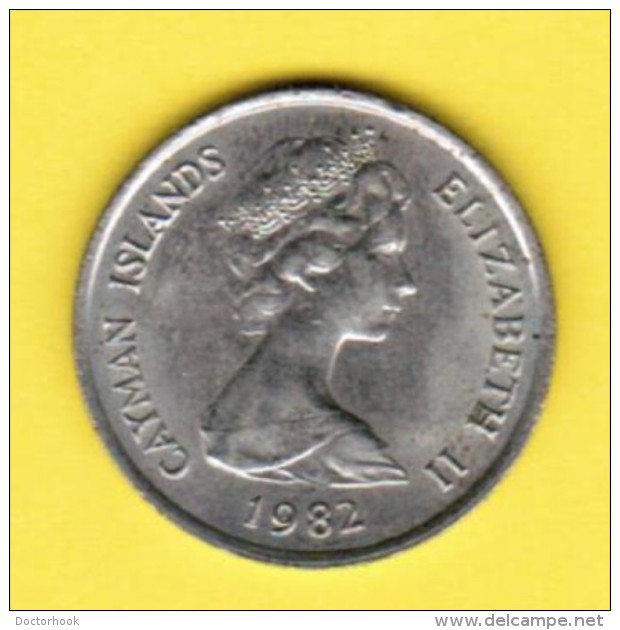 CAYMAN ISLANDS  25 CENTS 1982 (KM # 4) - Kaimaninseln