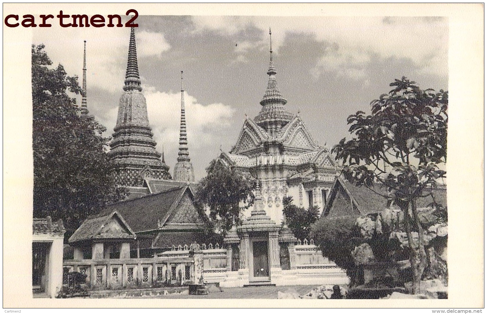 9 CARTE PHOTO : THAILANDE SIAM OLD CARD PHOTO BANGKOK MENAM TEMPLE KLONG CHAO-PHRAYA THAILAND