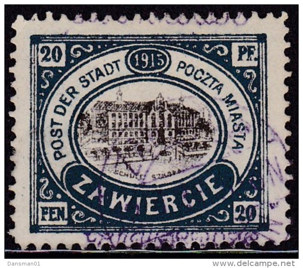 POLAND Zawiercie 1916 Fi 2.I Used With Certificate - Otros & Sin Clasificación