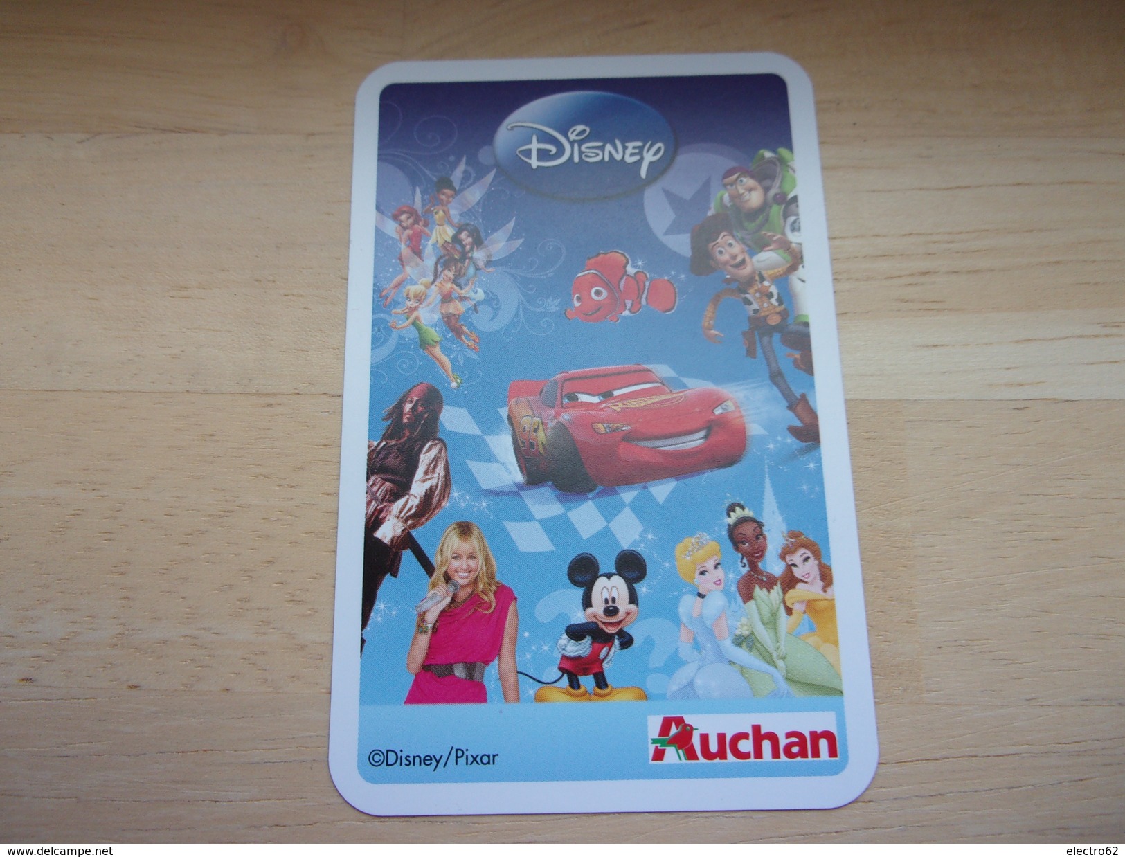 Carte Disney AUCHAN Dinosaure Trixie Tricératops TOY STORY - Other & Unclassified