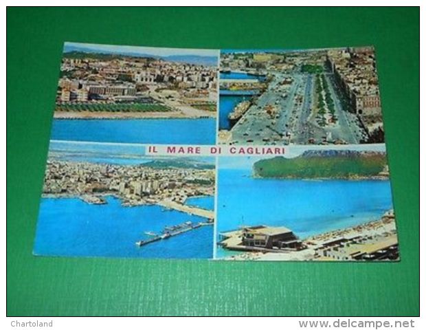 Cartolina Il Mare Di Cagliari - Vedute Diverse 1981 - Cagliari