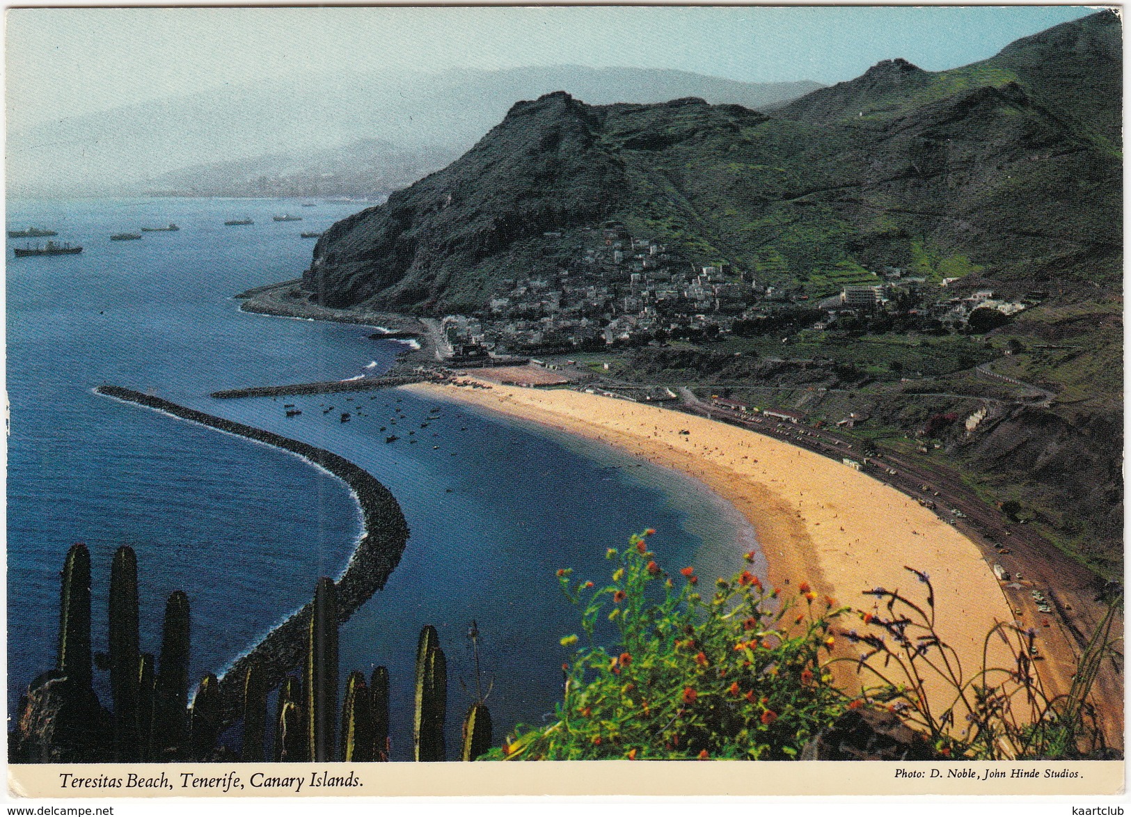 Tenerife, Canary Islands - Teresitas Beach - (Espana/Spain) - John Hinde Studios - Tenerife