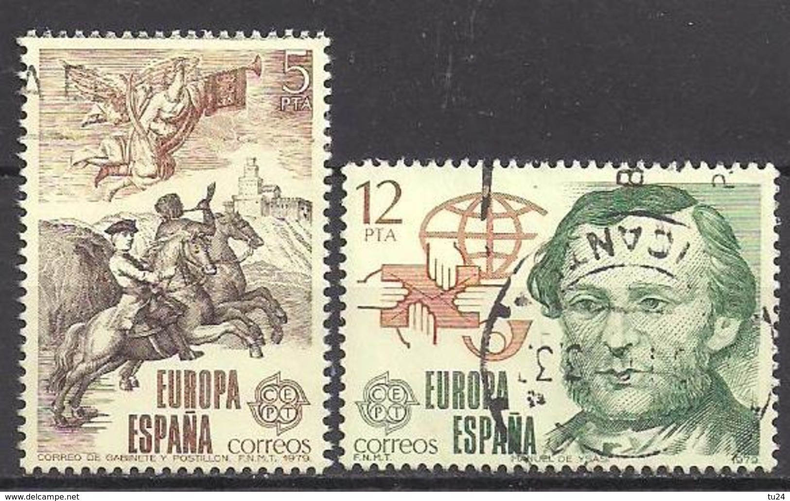 Spanien (1979)  Mi.Nr.  2412 + 2413  Gest. / Used  (14fg11)  EUROPA - Gebraucht