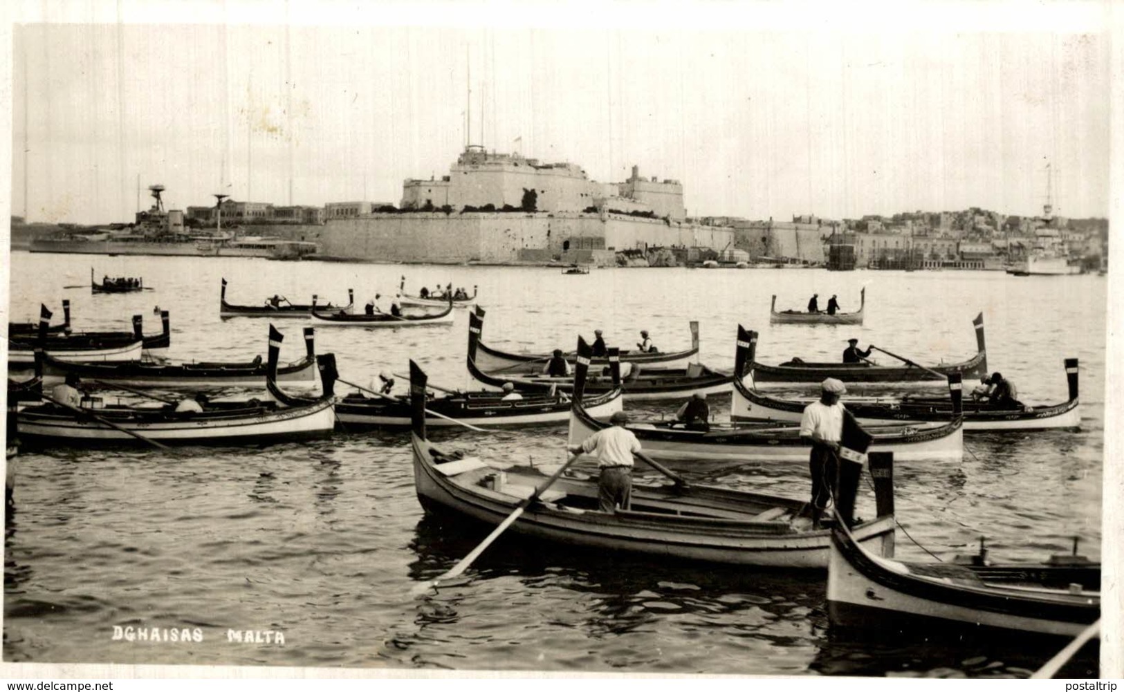 REAL PHOTO  POSTCARD DGHAISAS MALTA    MALTA - Malta