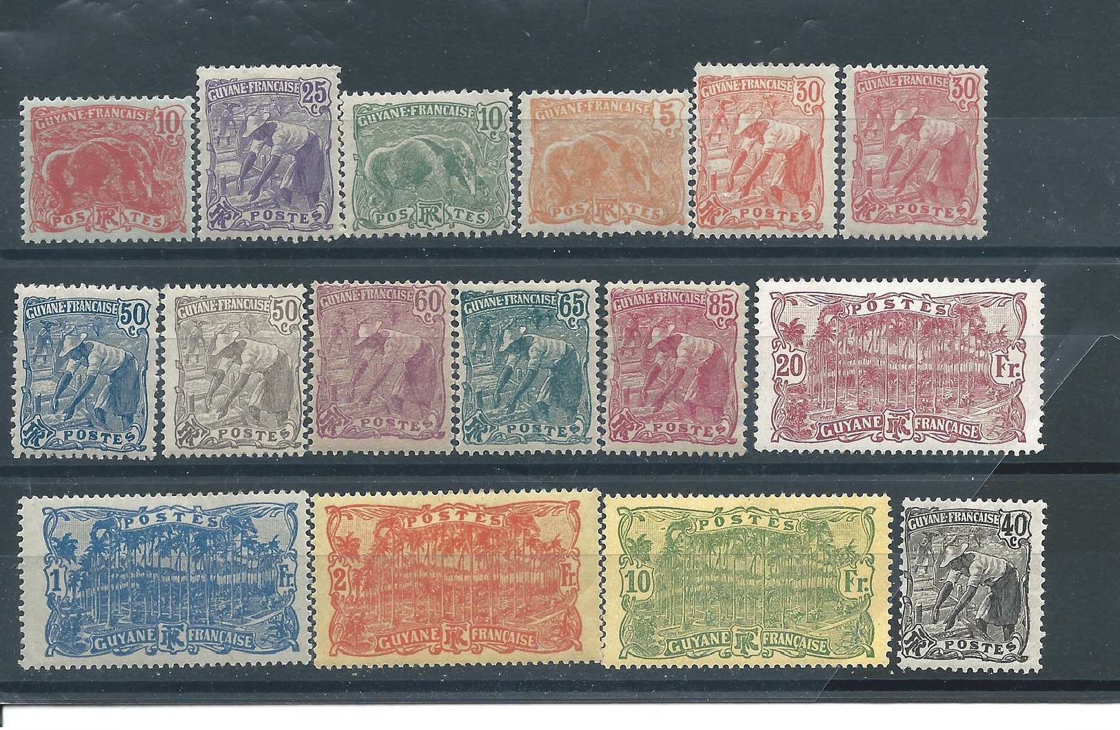 GUYANE  N ° 75:90    * T.B. Mons De 25 Pour Cent - Unused Stamps