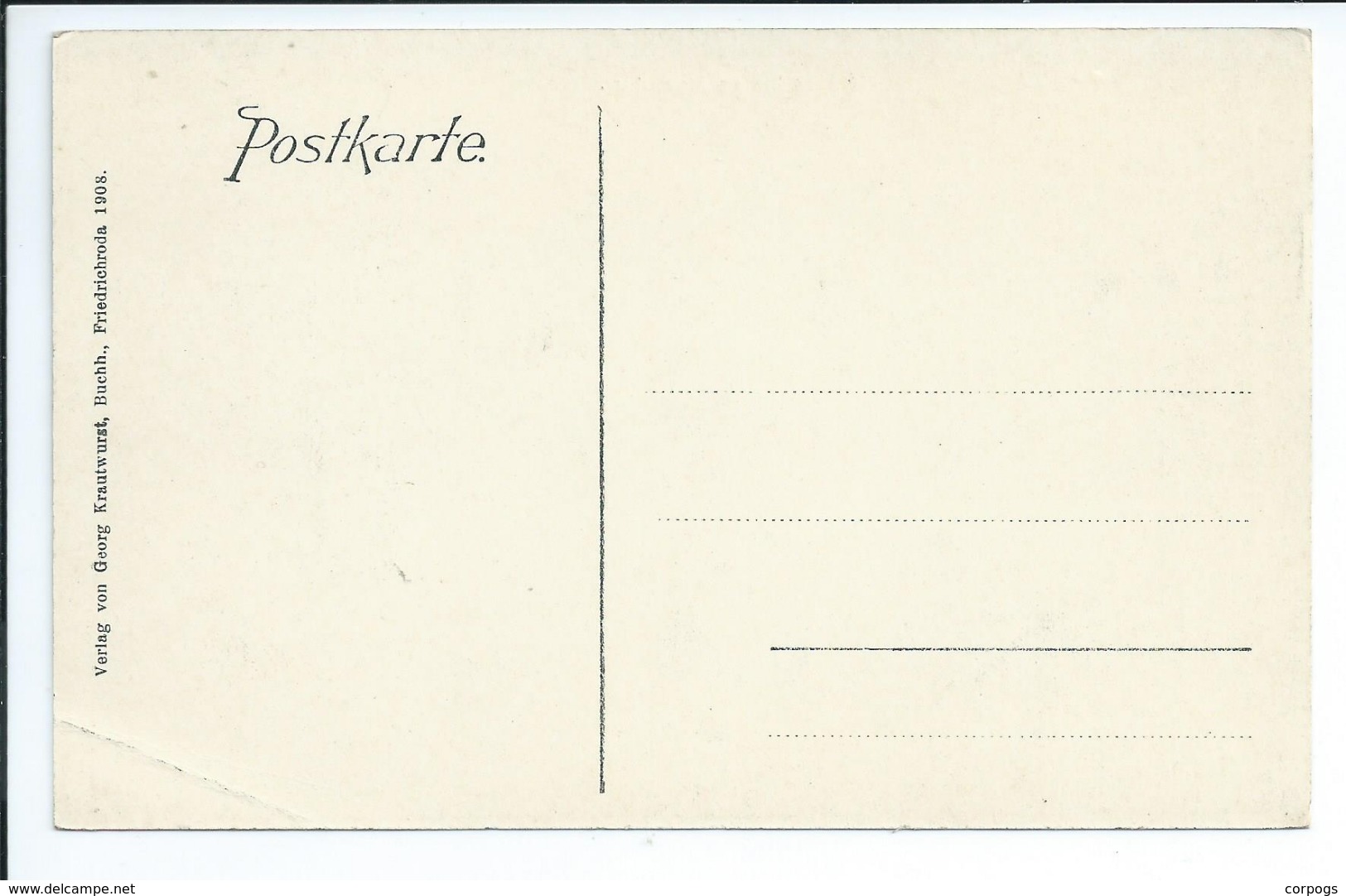Postkaart Tabarz Villen Am Zimmerberg 1908 - Tabarz