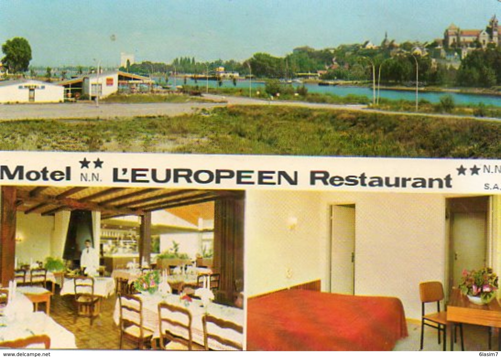 CPSM - VOGELGRUN (68) - Aspect Du Restaurant-MOTEL , L'EUROPEEN , En 1976 - Vogelgruen