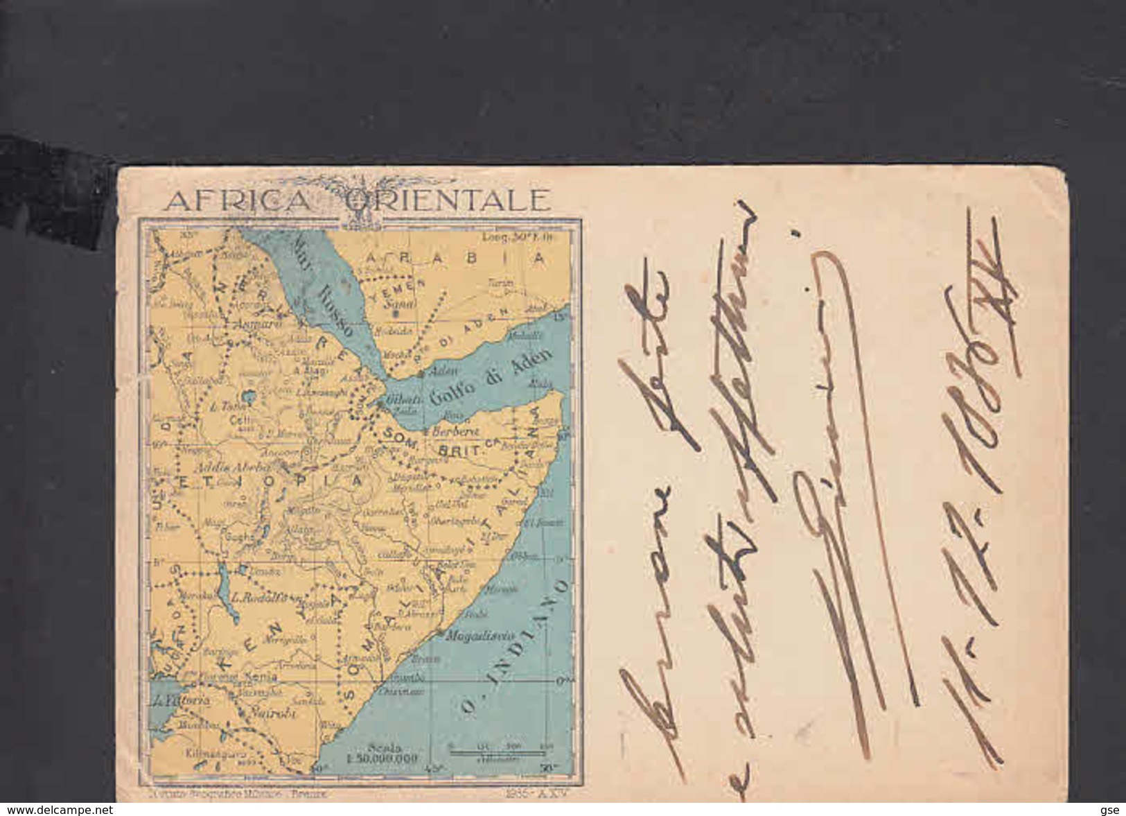 CARTOLINA POSTALE - Forze Armate - A.O.I. - 1936 - Pertile 19 - Africa Oriental Italiana